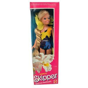 Tropical Skipper Doll 1985 #1021 Barbie’s Sister Mattel NRFB Read